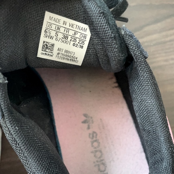 Adidas Originals Black Falcon Sneaker in Black Multi - size 6.5 - Picture 4 of 6